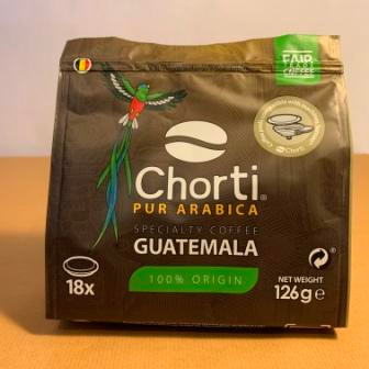 Café Chorti Guatemala 18 dosettes  (* 126gr)