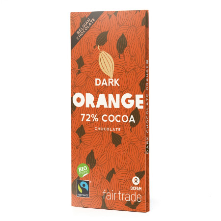 Chocolat noir 72% Orange  (* 100gr)