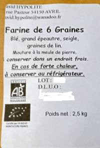 Farine 6 graines  (* 2,5kg)