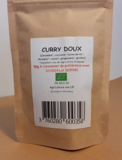 Curry doux  (* 50gr)