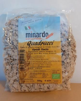Pâtes complètes Quadrucci de Timilia  (* 500gr)
