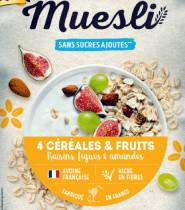 Muesli aux 4 fruits et céréales  (kg)