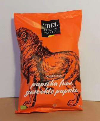 Chips ReBel paprika fumé  (* 125gr)
