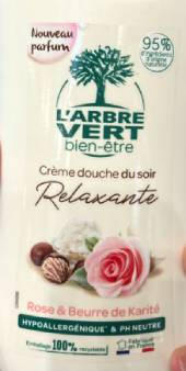 Crème douche rose & karité  (* 25cℓ)