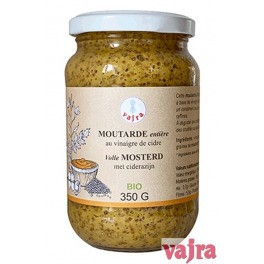 Moutarde Entière Vinaigre de Cidre  (* 350gr)