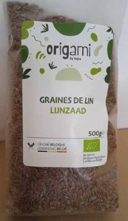 Graines de lin brun Belge  (* 500gr)