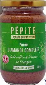 Purée d'amande complète - Pépite  (* 300gr)