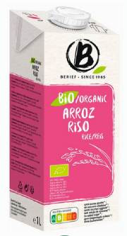 Lait de riz Berief Bio  (* 1ℓ)