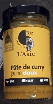 Pâte de curry jaune  (* 100gr)