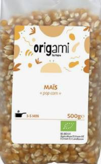Maïs Pop corn  (* 500gr)