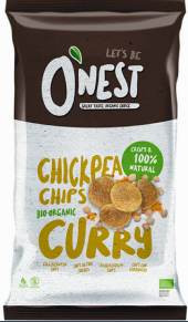 Checkpea chips curry - pois chiche  (* 75gr)