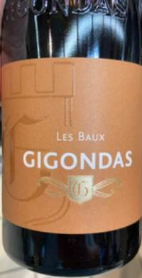 Les Baux Gigondas - 14% vol.  (* 75cℓ)