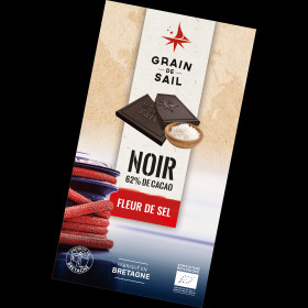 Chocolat Noir fleur de sel bio  (* 100gr)