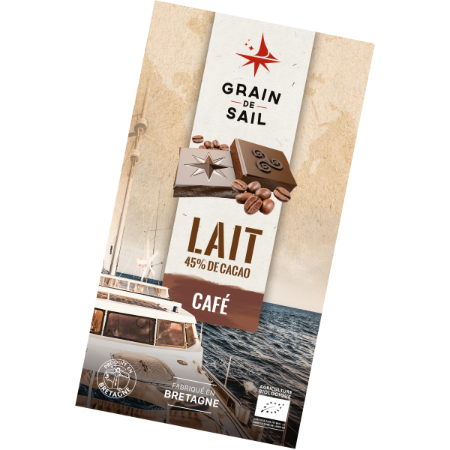 Chocolat Lait Café bio  (* 100gr)