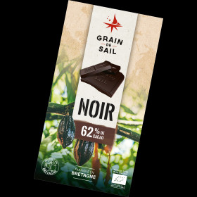 Chocolat Noir 62% bio  (* 100gr)