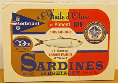 Sardines Huile olive et Piment  (* 115gr)