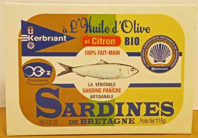 Sardines Huile olive et Citron  (* 115gr)