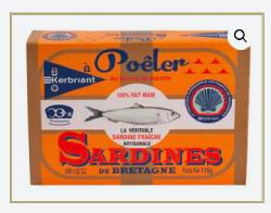 Sardines A Poëler au beurre de baratte  (* 115gr)